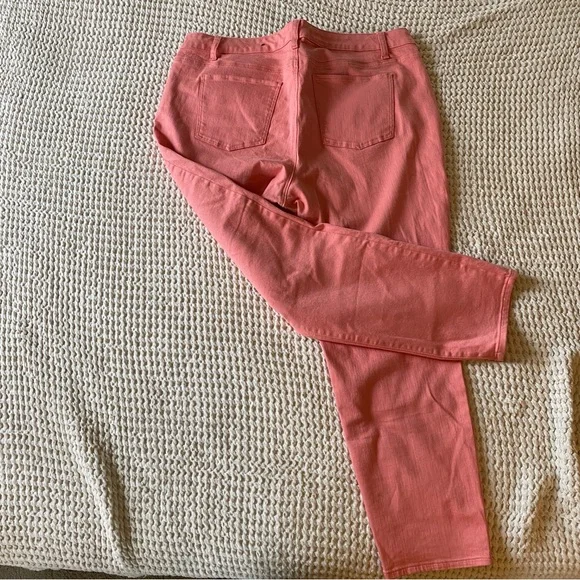 Talbots Women's Slim Ankle Pink Jeans size 16w - Picture 3 of 3